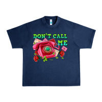 Navy dont call me with pink phone and letters Urban Heavy Tee - AdoDesignShop