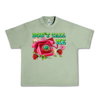 Oil Green dont call me with pink phone and letters Urban Heavy Tee - AdoDesignShop