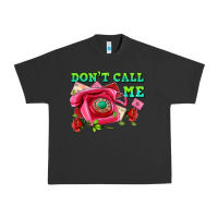 Pigment Black dont call me with pink phone and letters Urban Heavy Tee - AdoDesignShop