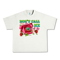 Pistachio dont call me with pink phone and letters Urban Heavy Tee - AdoDesignShop
