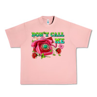 Salmon dont call me with pink phone and letters Urban Heavy Tee - AdoDesignShop