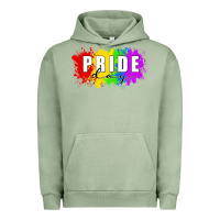 Pigment Oil Green Pride Day Urban Hoodie - FaDigitalArtStudio