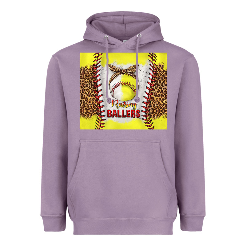 Raising Ballers With Baseball And Softball Leopard Tumbler Tbs Heavyweight Hoodie by TumblerDesignByShophia | Teevron