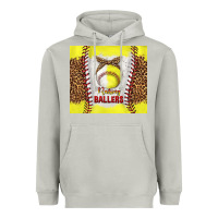 Moon Dust raising ballers with baseball and softball leopard tumbler tbs Heavyweight Hoodie - TumblerDesignByShophia