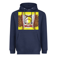 Navy raising ballers with baseball and softball leopard tumbler tbs Heavyweight Hoodie - TumblerDesignByShophia