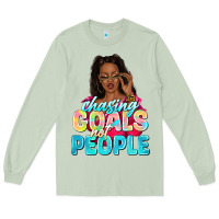Matcha chasing goals not people Long Sleeve Tee - NancyCooperArtShop