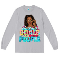 Moon Dust chasing goals not people Long Sleeve Tee - NancyCooperArtShop