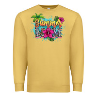 Antique Gold Summer Mom Premium Sweatshirt - HowdyJamesFarm