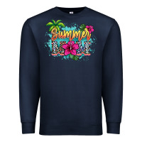 Navy Summer Mom Premium Sweatshirt - HowdyJamesFarm