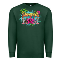 Sports Green Summer Mom Premium Sweatshirt - HowdyJamesFarm