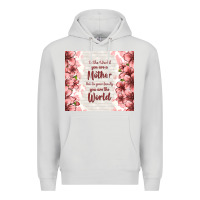 Dove Grey to the world you are a mother but to your family y Premium Hoodie - TumblerDesignByShophia