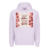 Lilac to the world you are a mother but to your family y Premium Hoodie - TumblerDesignByShophia