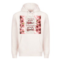 Pale Pink to the world you are a mother but to your family y Premium Hoodie - TumblerDesignByShophia