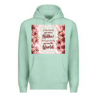 Seafoam to the world you are a mother but to your family y Premium Hoodie - TumblerDesignByShophia