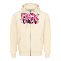 Sandshell Fu*ck Cancer Zipper Hoodie - RanaPortraitStore