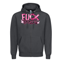 Smoke Fu*ck Cancer Zipper Hoodie - RanaPortraitStore