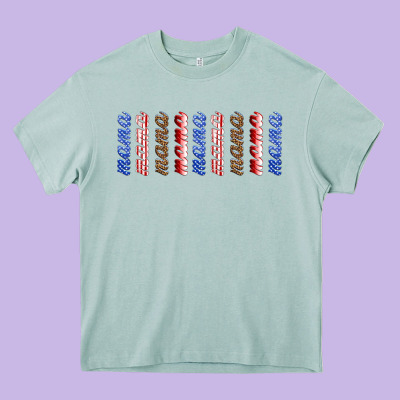 American Mama Libbey Glass Heavy Core Tee Designed By Hra Design Shop
