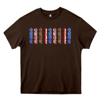 Chocolate Brown american mama libbey glass Heavy Core Tee - HRA Design Shop