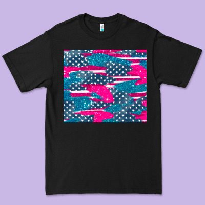 Usa Flag Premium Tee Designed By Adodesignshop