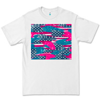 White usa flag Premium Tee - AdoDesignShop