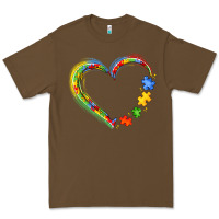 Cacao autism heart Premium Tee - JahusDesignShop