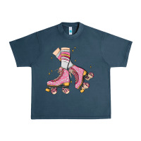 Midnight Navy skate Urban Heavy Tee - MaliasSmallBusiness