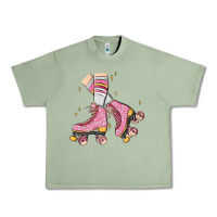 Oil Green skate Urban Heavy Tee - MaliasSmallBusiness
