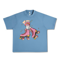 Pebble Blue skate Urban Heavy Tee - MaliasSmallBusiness