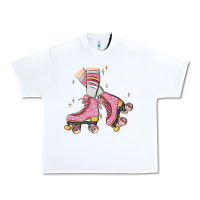White skate Urban Heavy Tee - MaliasSmallBusiness