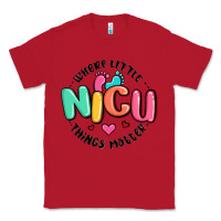 Red nicu where little things matter Classic Tee - MaliasSmallBusiness