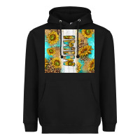 Western Mother's Day Mimi With Turquoise And Sunflowers And Leopard Tu Heavyweight Hoodie | Teevron