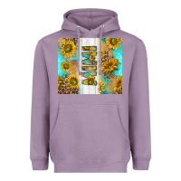 Lavender western mother's day mimi with turquoise and sunflowers and leopard tu Heavyweight Hoodie - TumblerDesignByShophia