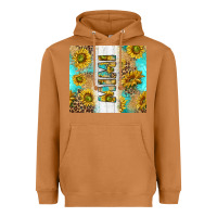 Meerkat western mother's day mimi with turquoise and sunflowers and leopard tu Heavyweight Hoodie - TumblerDesignByShophia