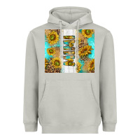Moon Dust western mother's day mimi with turquoise and sunflowers and leopard tu Heavyweight Hoodie - TumblerDesignByShophia