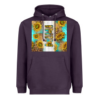 Plum western mother's day mimi with turquoise and sunflowers and leopard tu Heavyweight Hoodie - TumblerDesignByShophia