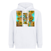 White western mother's day mimi with turquoise and sunflowers and leopard tu Heavyweight Hoodie - TumblerDesignByShophia