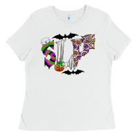 White slp Ladies Tee - CowhideDigitalArt