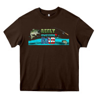 Chocolate Brown reely awesome dad  libbey glass Heavy Core Tee - HRA Design Shop