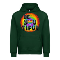 Forest Green Be you tiful pride Urban Hoodie - FaDigitalArtStudio