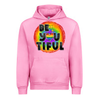 Fuchsia Pink Be you tiful pride Urban Hoodie - FaDigitalArtStudio