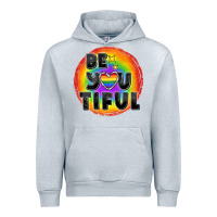 Heather Grey Be you tiful pride Urban Hoodie - FaDigitalArtStudio