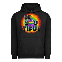Pigment Black Be you tiful pride Urban Hoodie - FaDigitalArtStudio