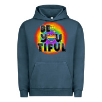 Pigment Midnight Navy Be you tiful pride Urban Hoodie - FaDigitalArtStudio