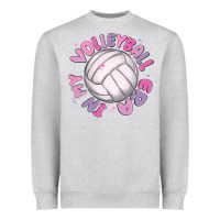 Heather Grey in my volleyball era Heavyweight Sweatshirt - MaliasSmallBusiness