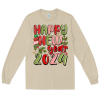 Mushroom happy new year 2024 Long Sleeve Tee - MaliasSmallBusiness