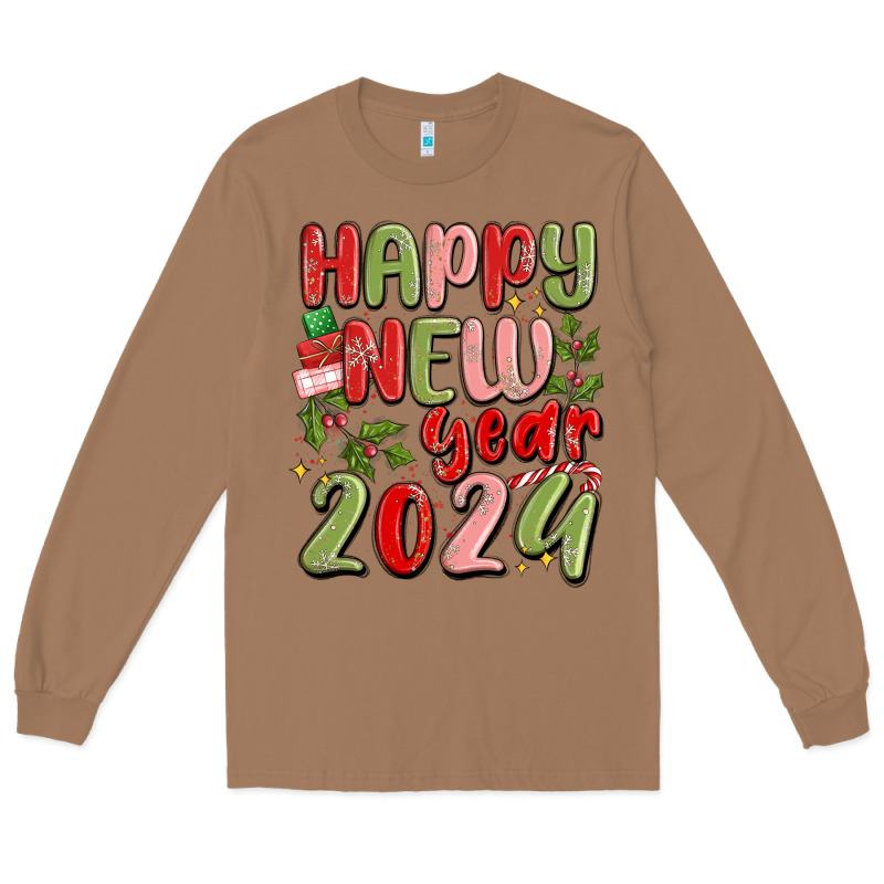 Happy New Year 2024 Long Sleeve Tee by MaliasSmallBusiness | Teevron
