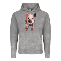 Cloud Rock pig Vintage Hoodie - BarkalooDesign