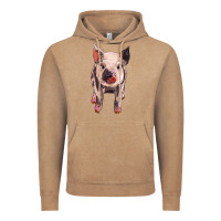 Vintage Coffee pig Vintage Hoodie - BarkalooDesign