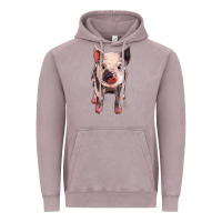 Vintage Zinc pig Vintage Hoodie - BarkalooDesign