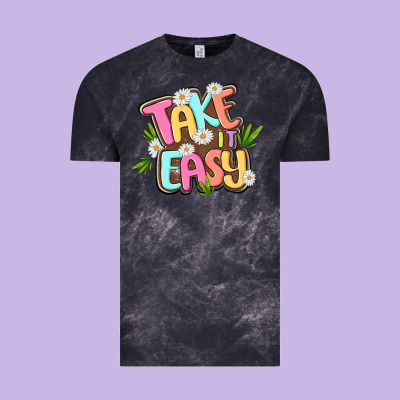 Take It Easy Vintage Tee Designed By Maliassmallbusiness